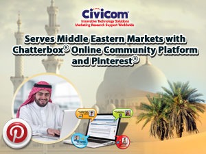 Civicom Serves Middle Eastern Markets with Chatterbox® Online Community Platform and Pinterest®