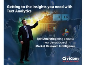 Civicom Text Analytics Webinar Shows Qualitative Researchers How to Manage Mountains of Data
