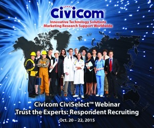 Civicom® Webinar to Feature CiviSelect™: Trust the Experts on Respondent Recruitment