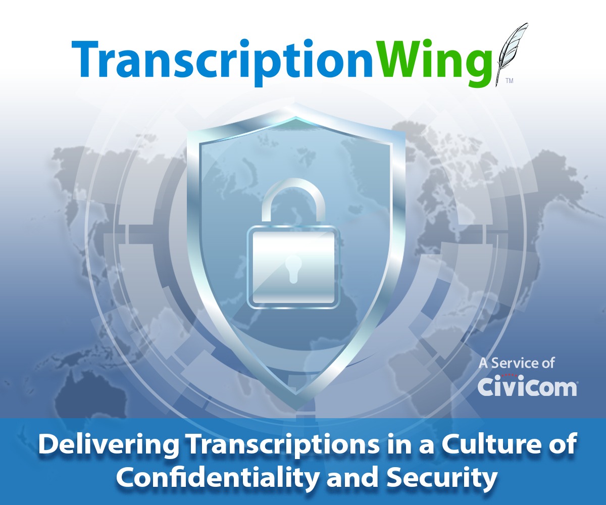 TranscriptionWing secure transcriptions