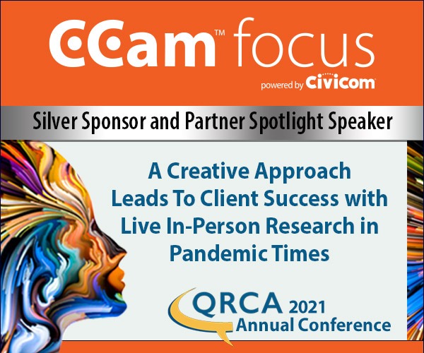 Ccam focus 2021 QRCA Silver Sponsor and Partner