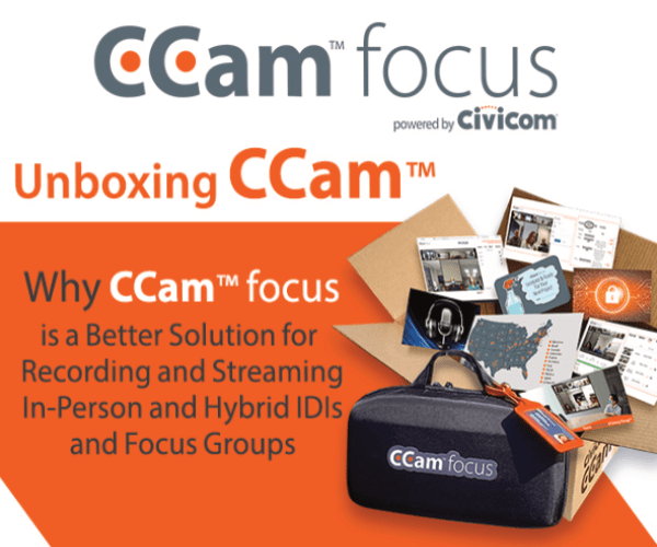 Why CCam™ focus is a Better Solution for Recording and Streaming In-Person Research