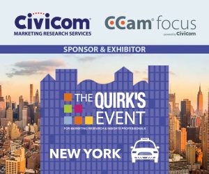 Civicom & CCam focus Quirk's NY Sponsor & Exhibitor