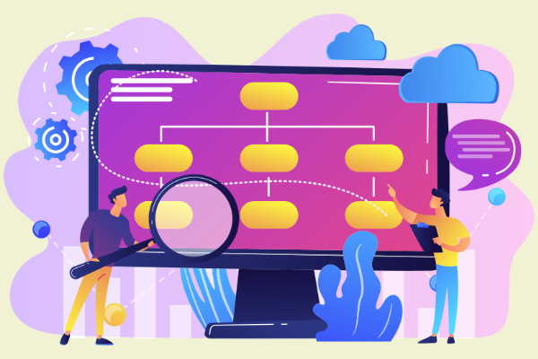 connecting data points in online platform