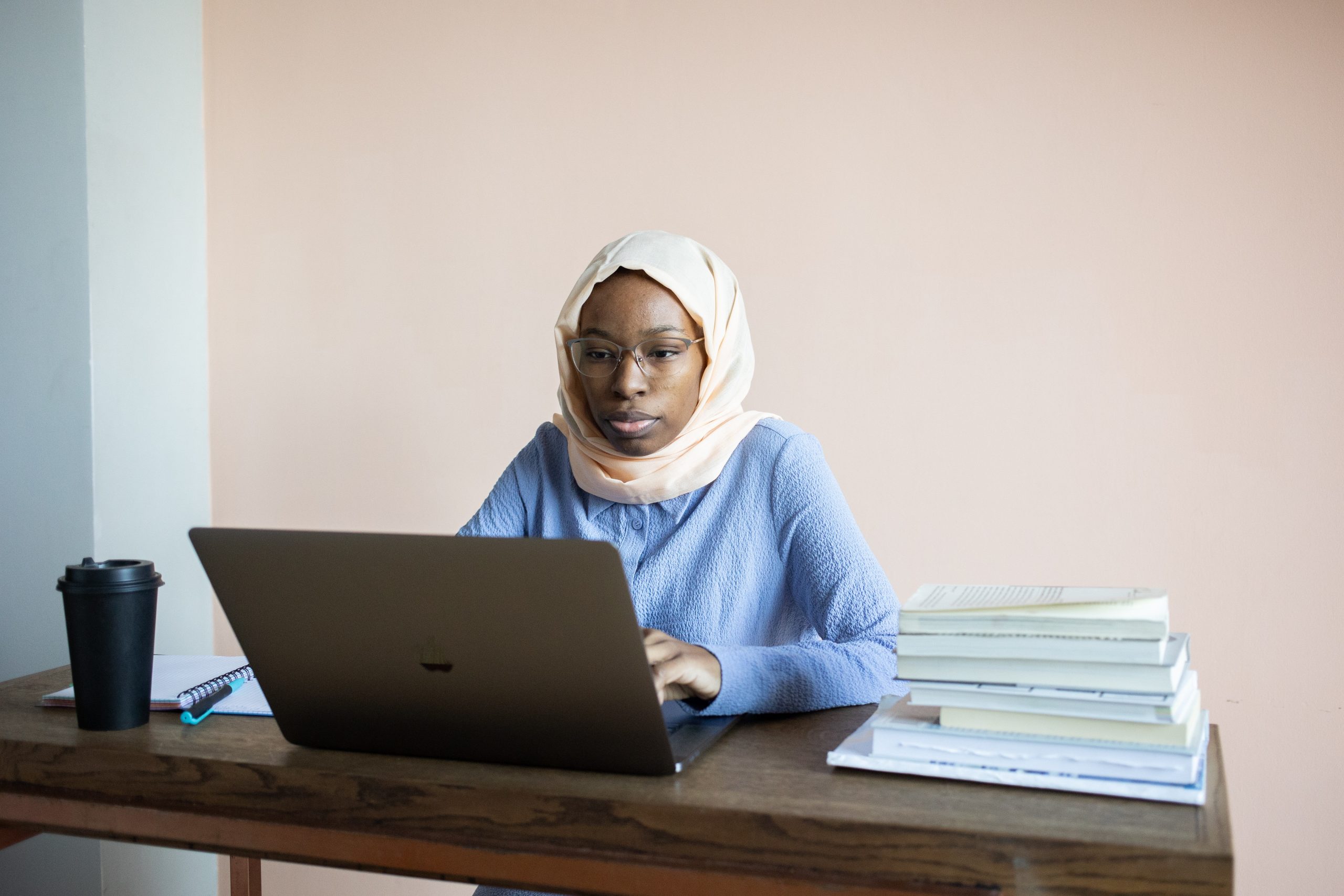 Woman on a Laptop